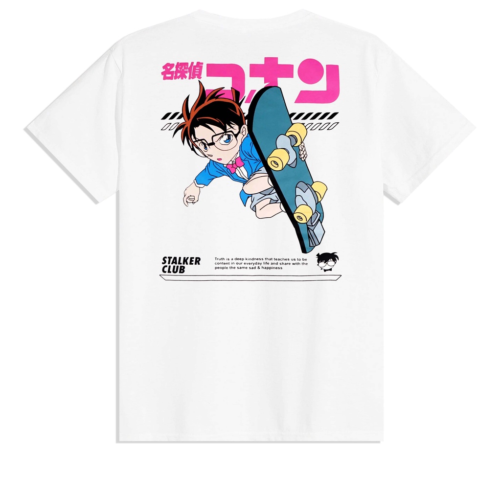 Stalker Kaos / T-Shirt - Conan Skate Putih