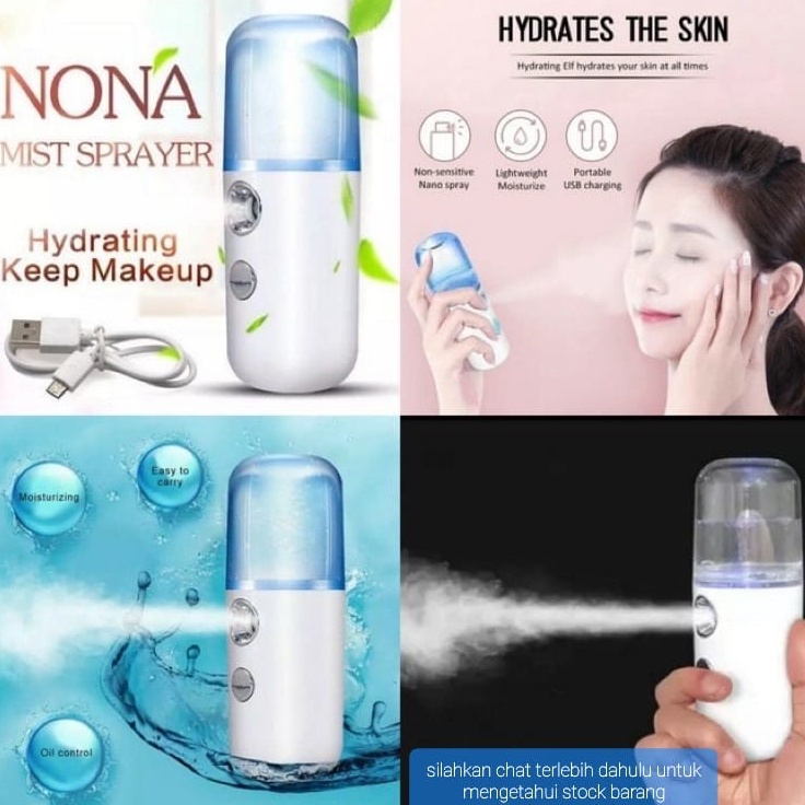 NANO SPRAY FACE MIST PORTABLE PERAWATAN WAJAH VIRAL KOSMETIK PELEMBAB