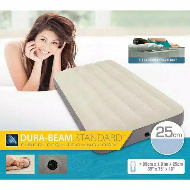 Intex 64707 ( 64101 ) - Kasur Angin High Quality - Intex Dura Beam Plus Twin