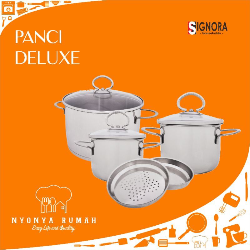 Signora Panci Deluxe/Panci Stainless/Panci set/Panci Signora