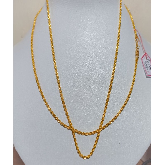 Kalung tambang korea emas 420%/9k