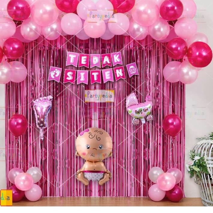 COD✔️PAKET DEKORASI TEDAK SITEN BAYI PEREMPUAN|SQ7