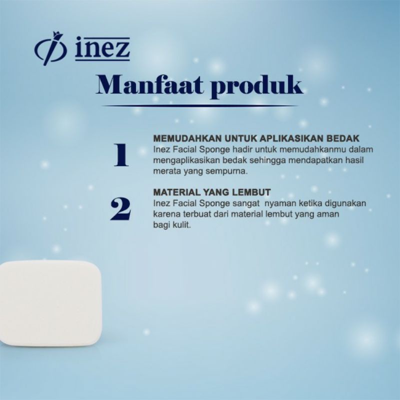 INEZ Facial Sponge / Spon Bedak