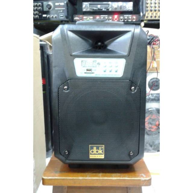 Speaker portable wireless dbk(8 inc Bluethoot)