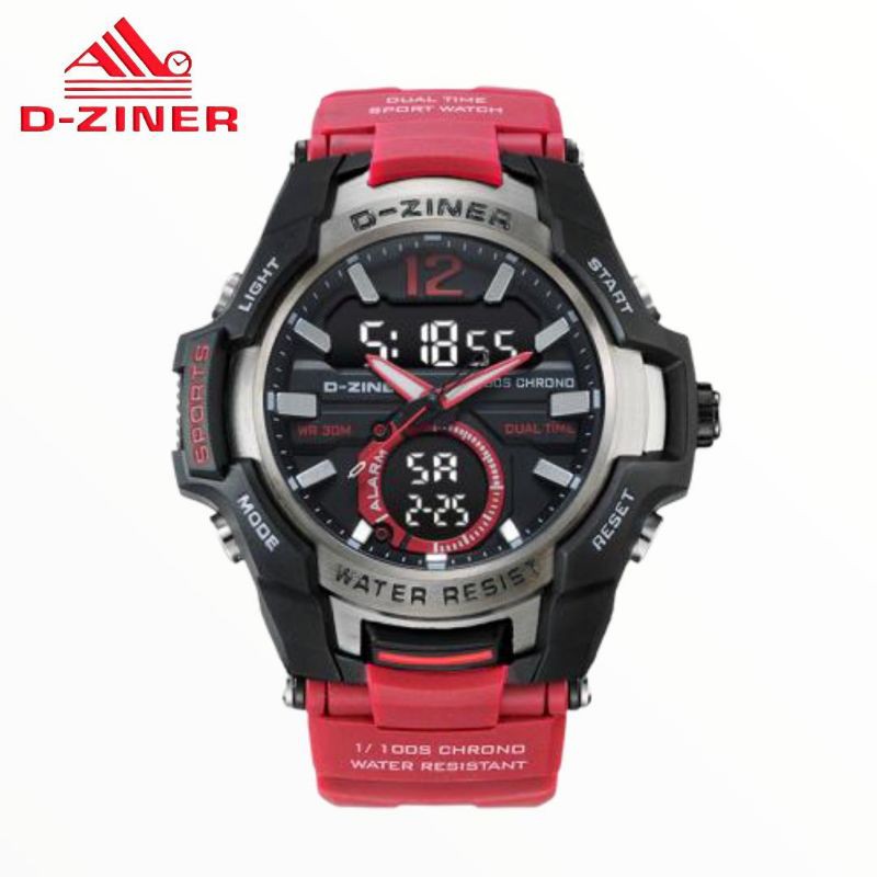 (bisa COD) JAM TANGAN D-ZINER ORI PRIA TALI RUBBER