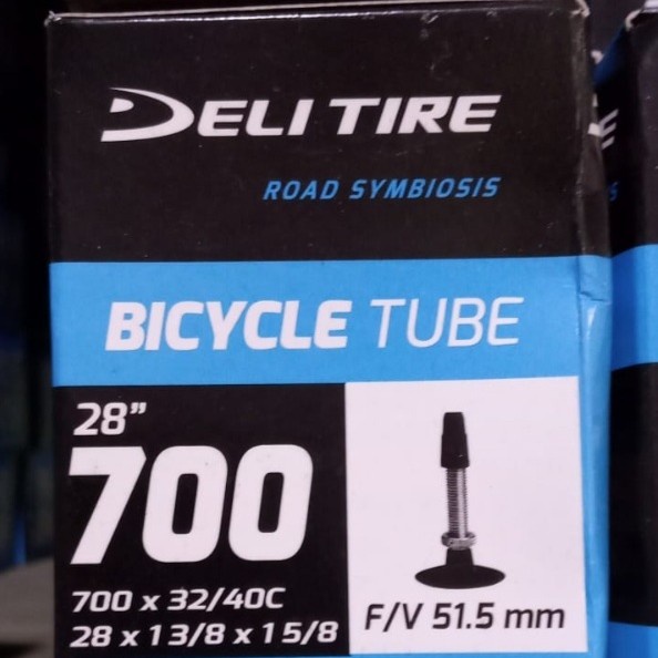 BAN DALAM SEPEDA 700 x 32C 35C 38C 40C DELI TIRE FV