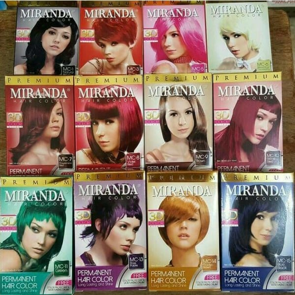 ✿ELYSABETHME✿ Semir MIRANDA Hair color semir rambut permanen tidak merusak rambut