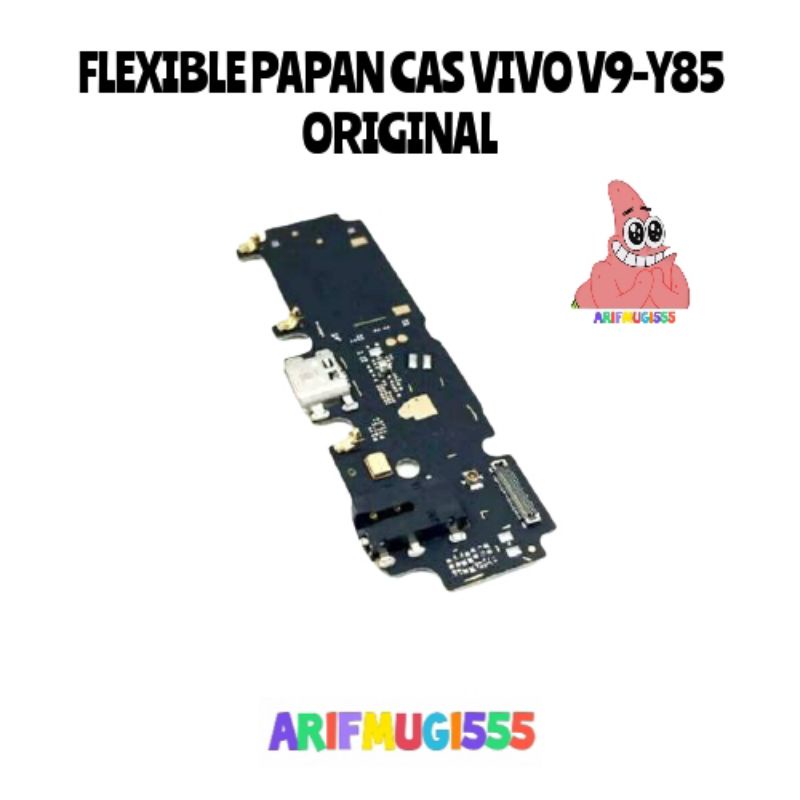 BOARD PAPAN CAS KONEKTOR CONEKTOR CHARGER VIVO V9-Y85 ORIGINAL PLUG IN MIC