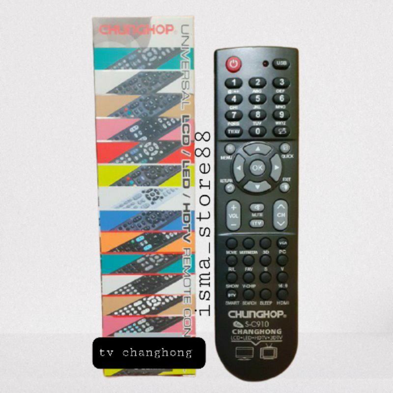 REMOT TV CHANGHONG LCD LED TABUNG MULTI CHUNGHOP