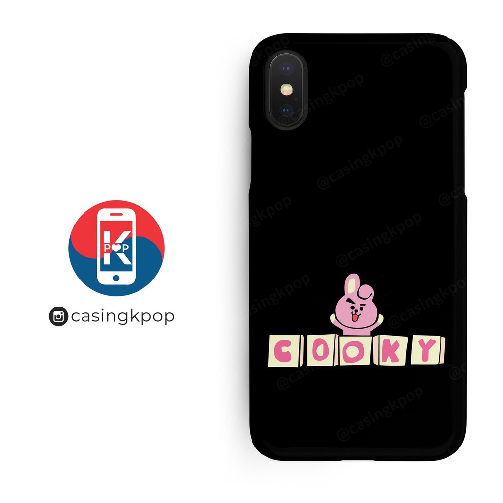 Caseme Casing
 HP HANDPHONE KPOP BT21 COOKY NAME