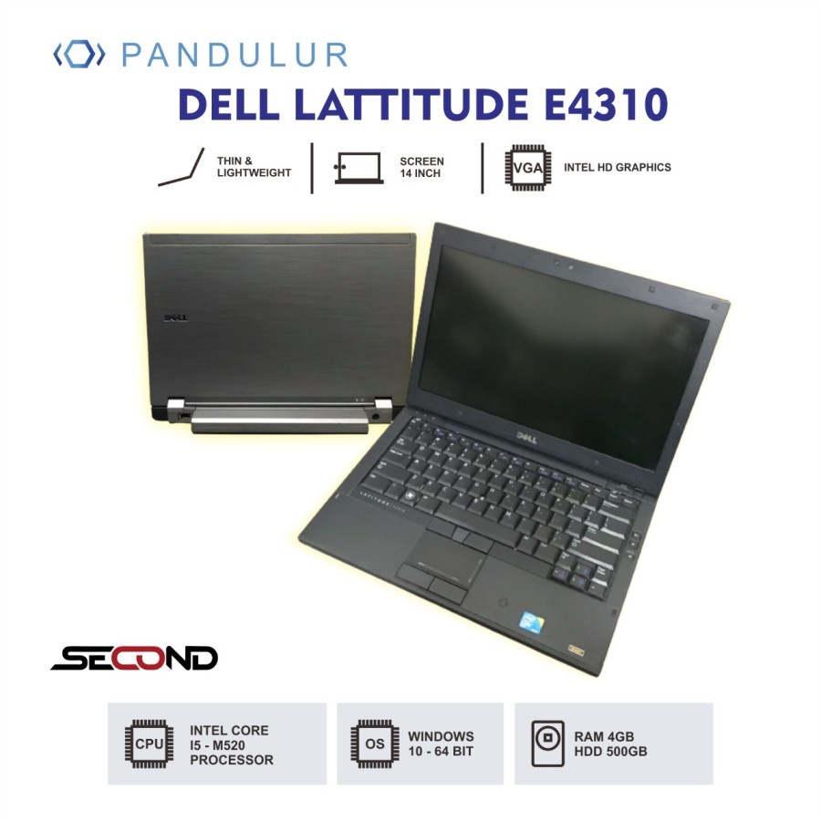 LAPTOP DELL LATITUDE E4310 I5-M520 4GB/500GB