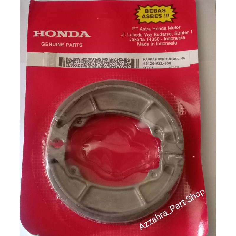 Kanvas Rem Belakang honda matic for Vario 125 150