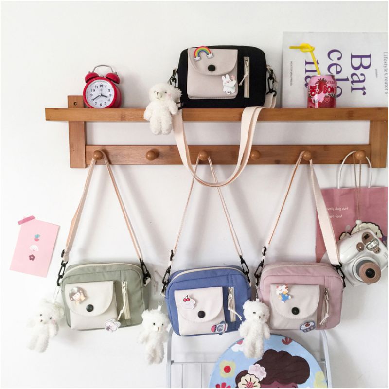 Melvin Tas Selempang Sling Bag swag harajuku tas hangout tas slempang wanita slingbag wanita