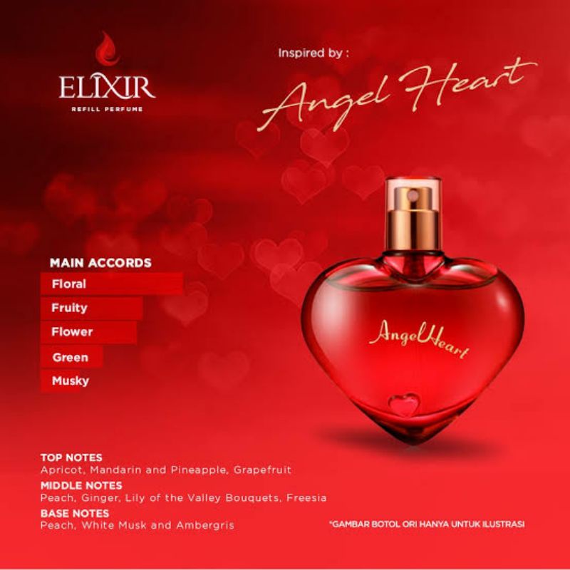 Parfum Wanita Angel Heart Refil Original IN Parfum Fragrance Bandung