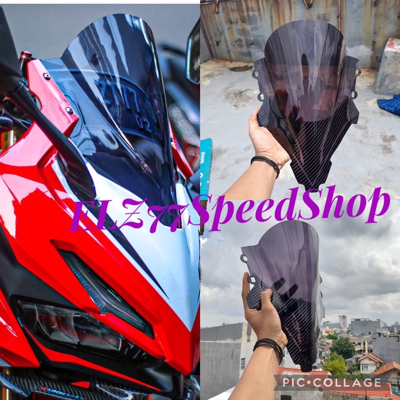 Windshield Visor Kaca Depan Karbon Jenong CBR K45R 2021 Visor cbr 150r CBR 150X All New Facelift Car