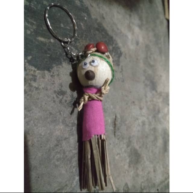 TERMURAH! BEST SELLER! SATU SET GANTUNGAN KUNCI BONEKA PRIA DAN WANITA ISI 20 PCS - SOUVENIR JOGJA