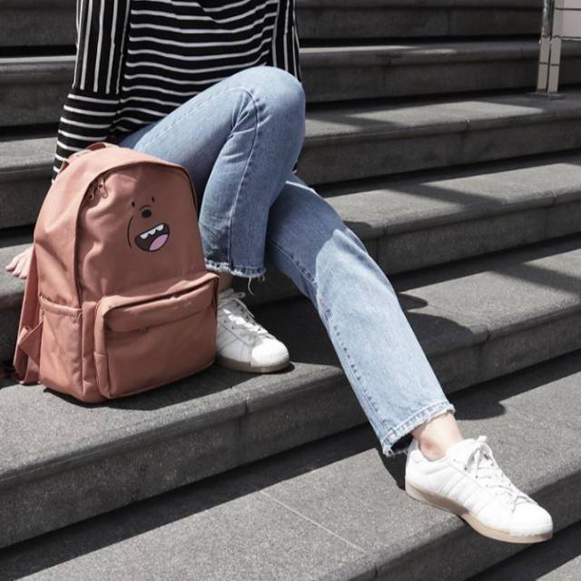 Miniso Tas We Bare Bears Backpack