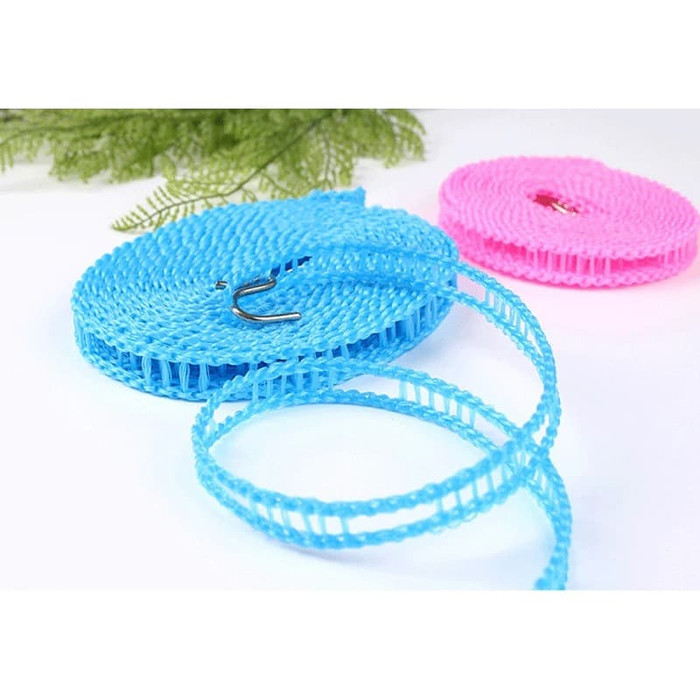 Tali Jemuran 5M dengan Lubang untuk Gantungan Baju - Tali Jemuran - Tali Jemuran Baju - Jemuran Baju