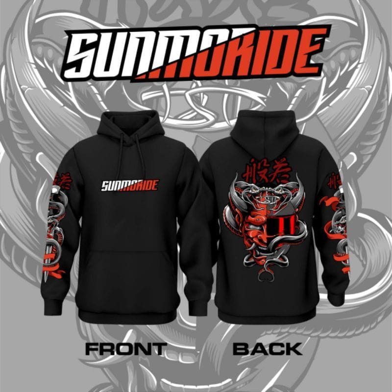 Hoodie Sunmori Ride With Pride Jaket Hoodie Bikers