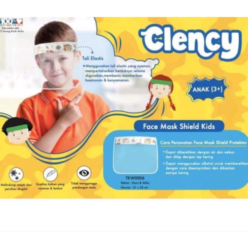 Clency Face Shield Anak