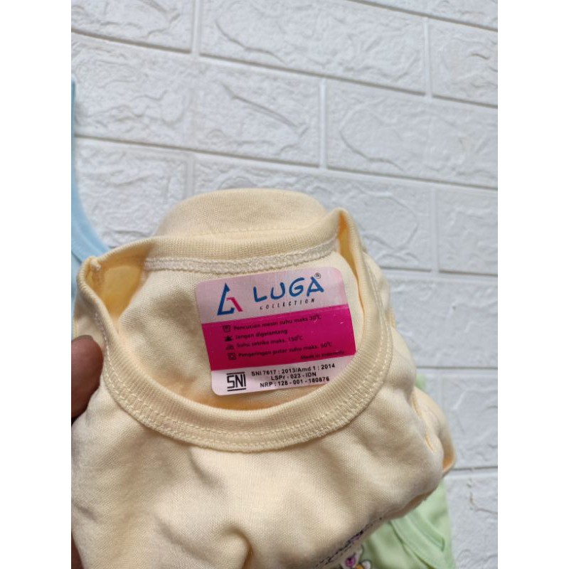 1pcs_singlet  Anak bayi polos LUGA buntung / kaos tanpa lengan /kaos kutung bayi/kaos singlet luga