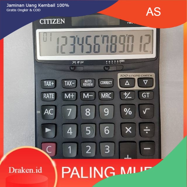 

Murah [COD} Kalkulator Citizen 628 . Kalkulator 12 Digit . Kalkulator Besar . Kalkulator Berkwalitas