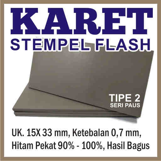 

KARET STEMPEL FLASH TIPE 2