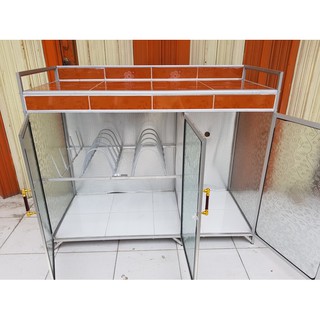  Meja  dapur  rak kompor 3 pintu Shopee  Indonesia