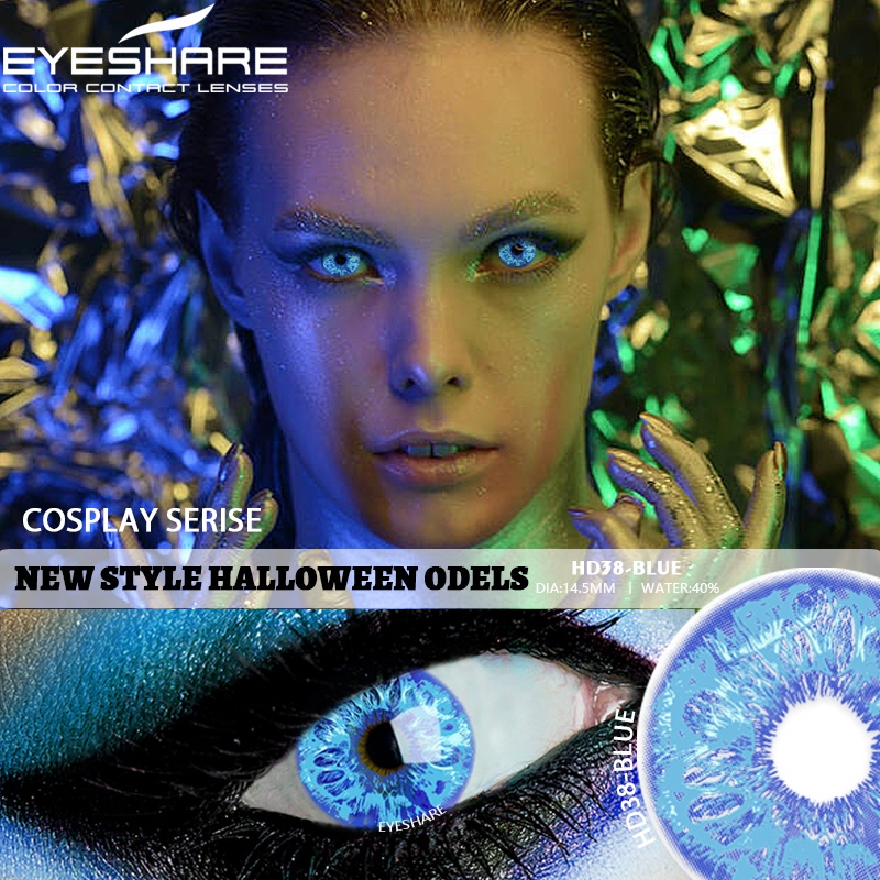 [✅COD] Softlens / Kontak Lensa berwarna kosplay game halloween anime softlens mata korea lens normal minus (0.00) HD45 series red/CRAZY color