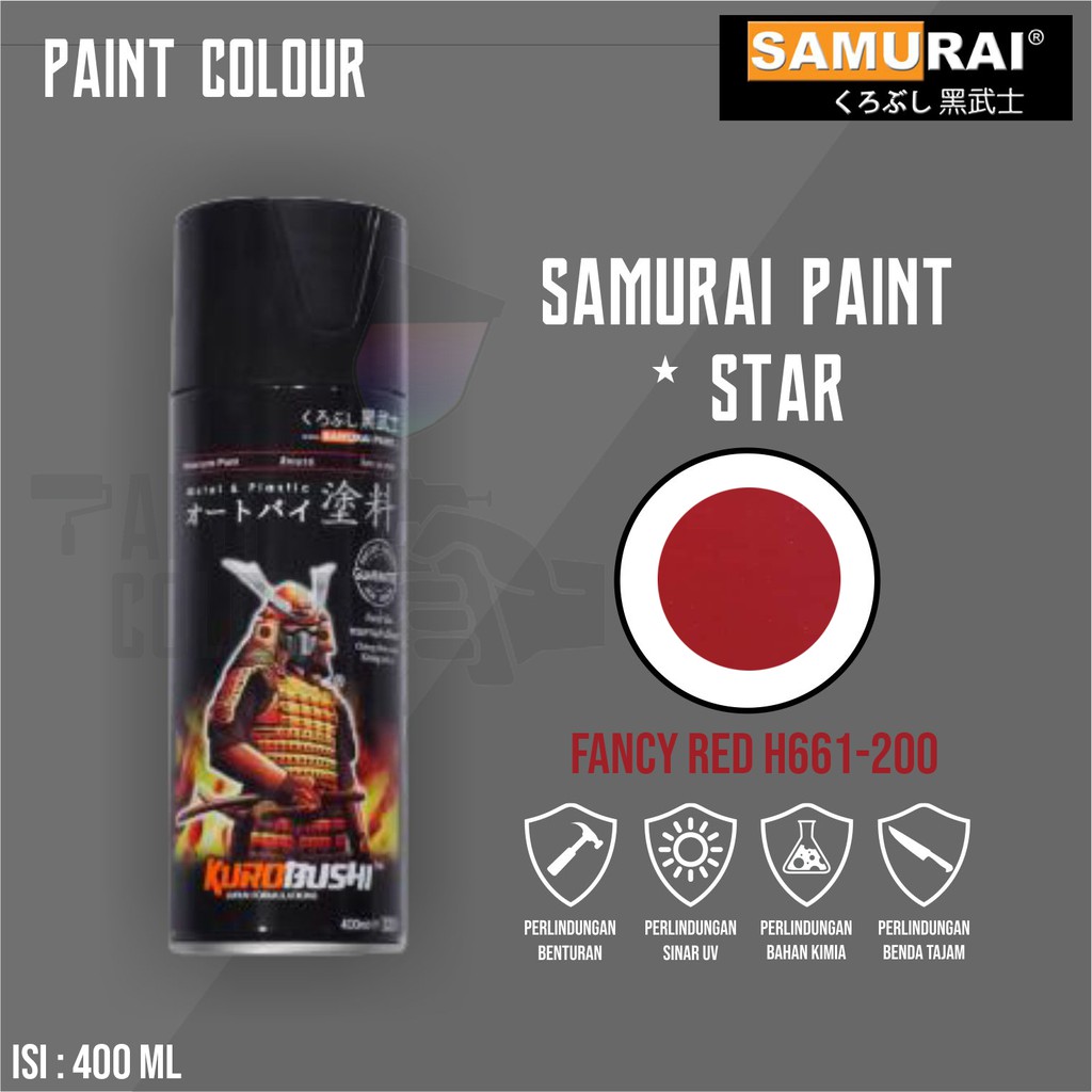 Samurai Paint H661-200* Fancy Red Cat Semprot/Pylox/Gundam/Motor