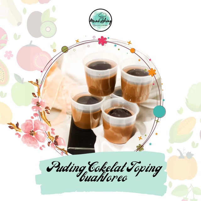 

PUDING COKELAT TOPING BUAH/OREO (Uk.150Ml)