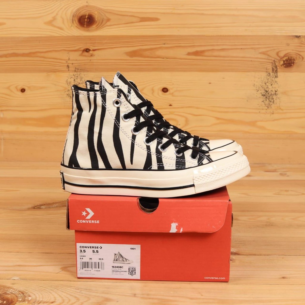 zebra and orange converse
