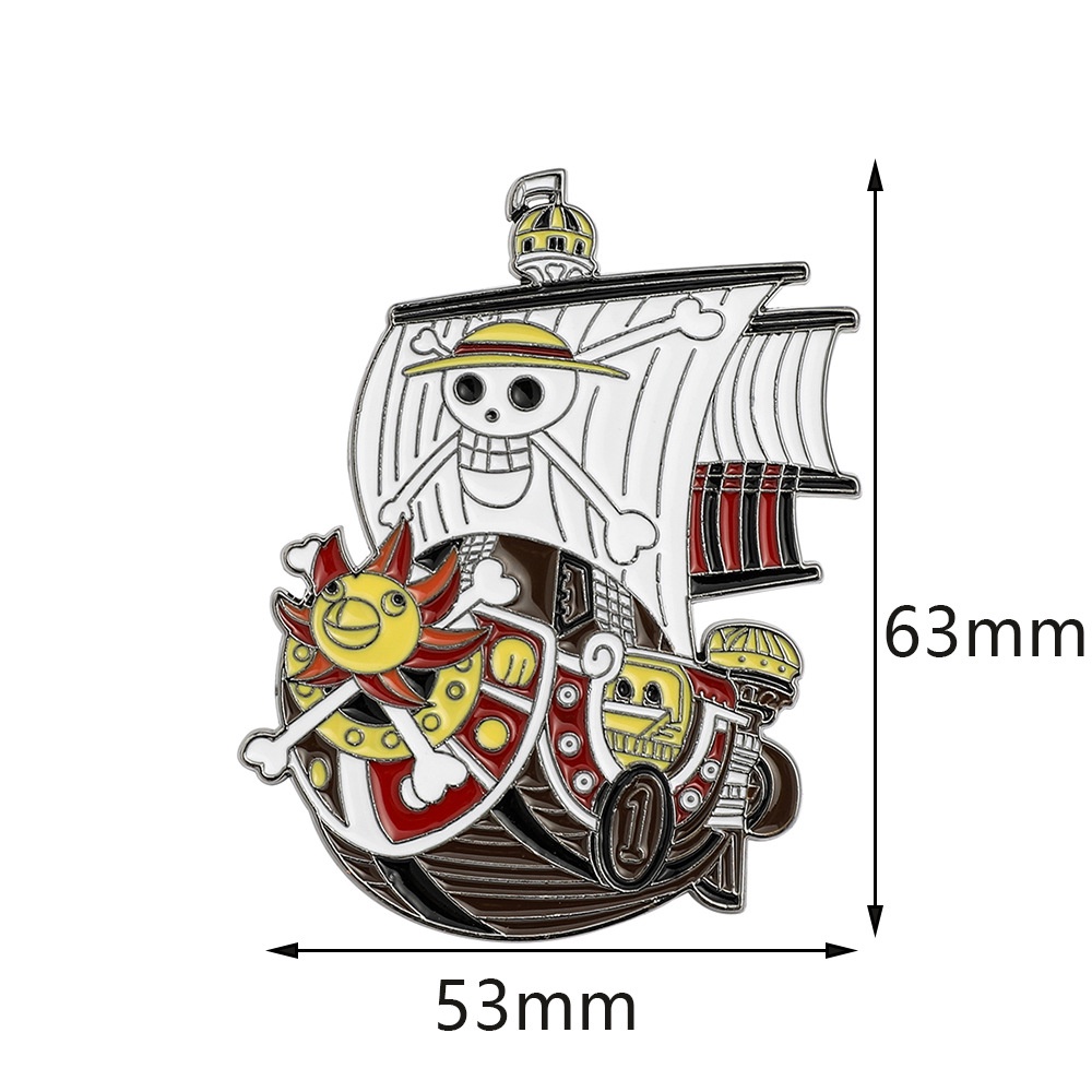 Bros Pin Enamel Desain Anime One Piece Millions of Sunshine Untuk Hadiah Teman