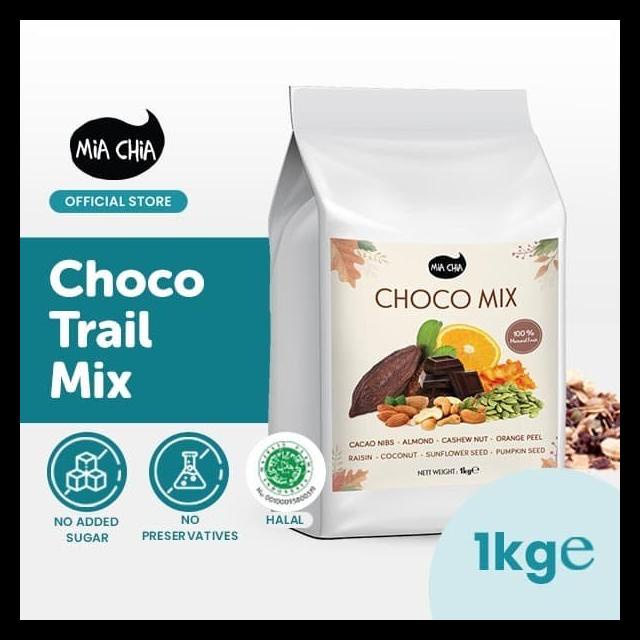 

DISKON TERBATAS !!! HEALTHY SNACK MIA CHIA CHOCO MIX 1KG TERLARIS
