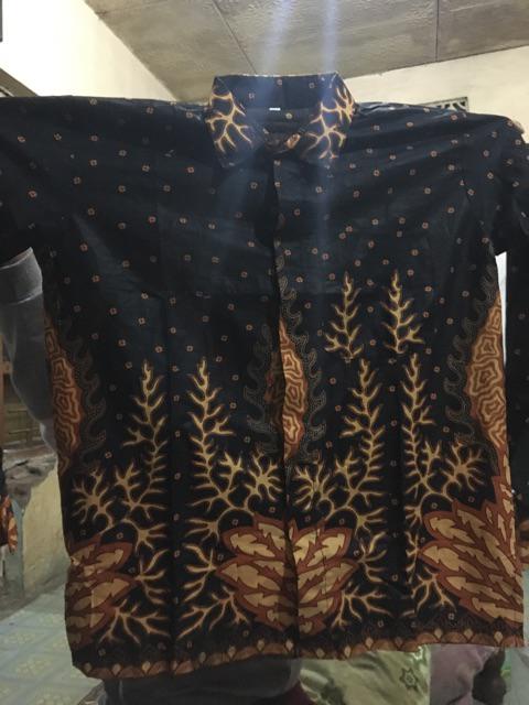 Wou Batik Couple Selendang Mutiara Sania Ruffle - Adila Couple Brokat Modern Batik Modern - Bs066