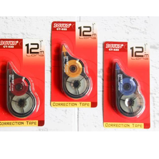 

Sekarang Viral [ LUSIN ] TipeX Correction Pen Tape Kertas - Joyko CT-522 MURAH!
