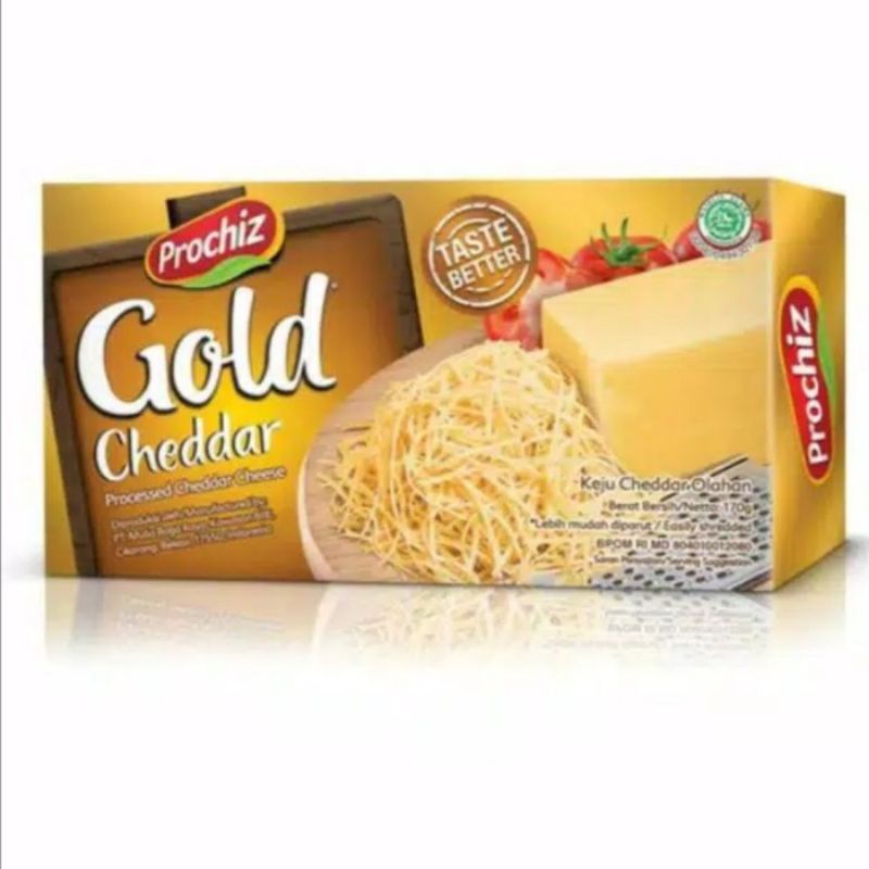 Keju prochiz gold cheddar 170 gram