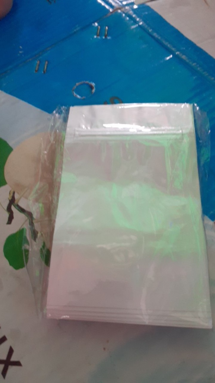 Aluminium Foil Silver Klip Standing Pouch Zipper Snack 9x15 Cm Isi 20