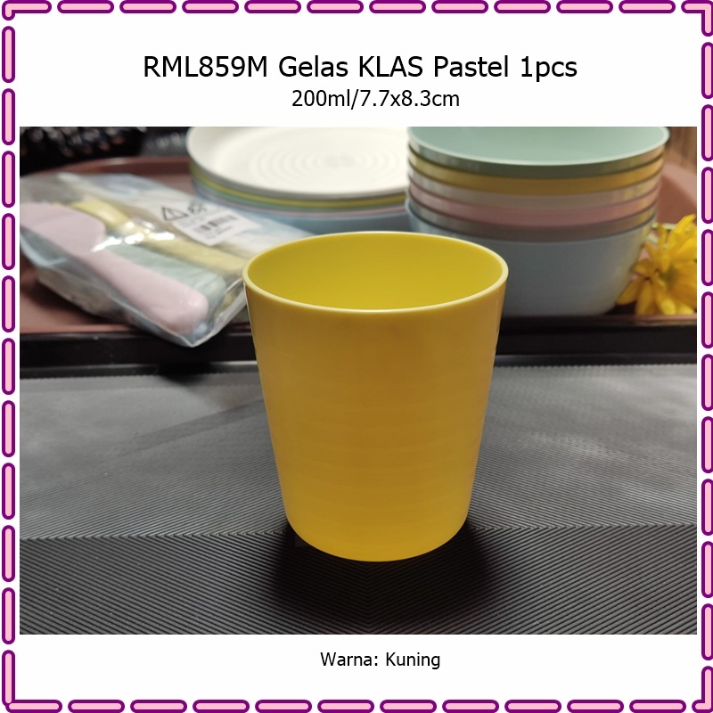 [1pcs] RML859M Gelas Anak KLAS Pastel