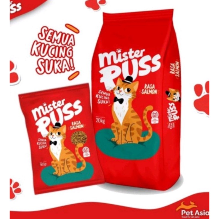 pakan makanan kucing Mr puss