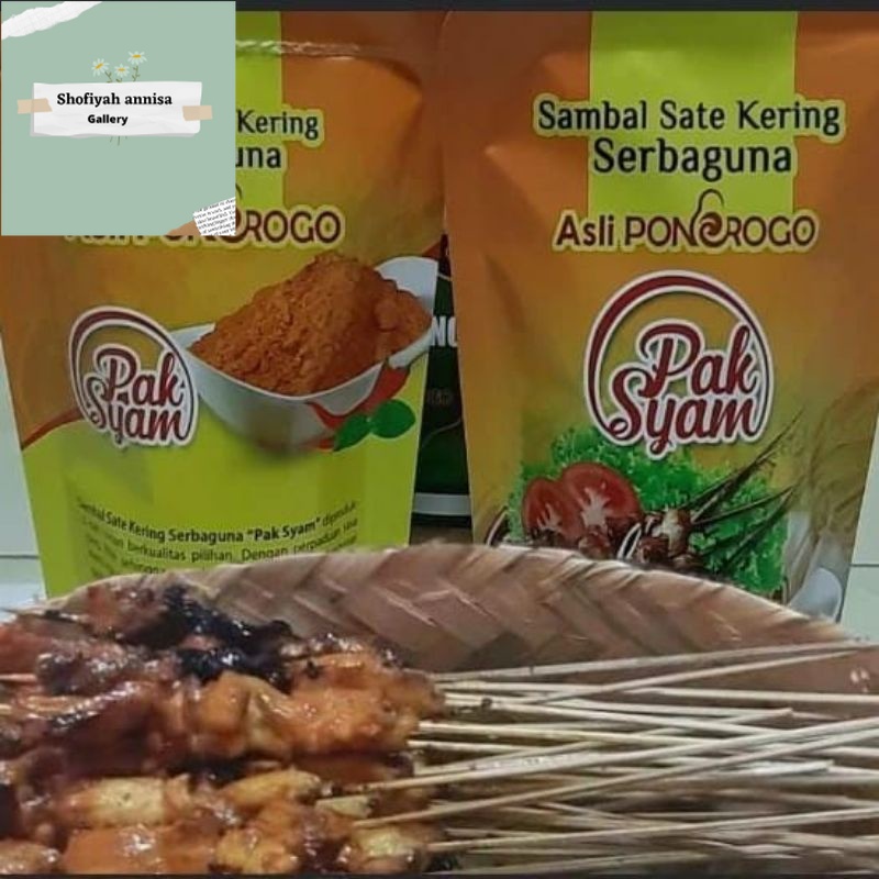 

COD!! Sambal Pecel Sambel Sate Kering Serbaguna Pak Syam Asli Ponorogo