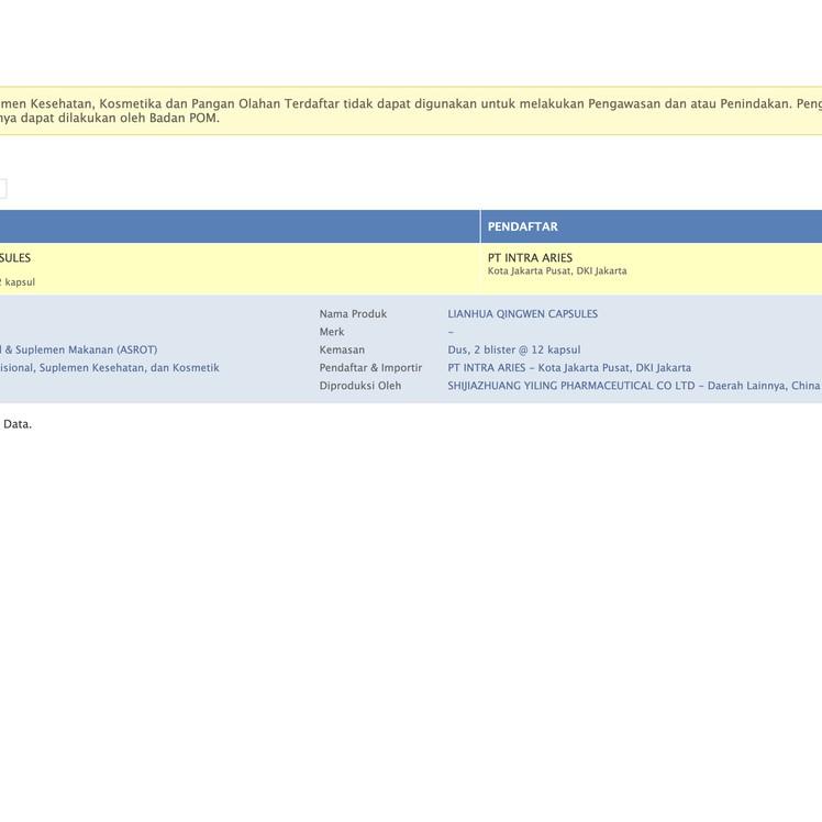 ◙ LIANHUA QINGWEN CAPSULES YILING 24KAPSUL LIAN HUA QING WEN LIANHUA ASLI ORIGINAL INTRA ARIES ✿