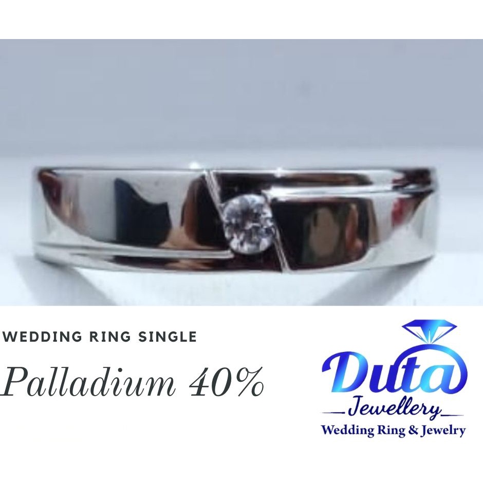 Cincin Kawin Palladium Cincin Single Cincin Nikah Cincin Tunangan Cincin Kawin Pria