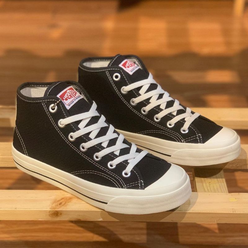 Ventela Basic Black Natural Sepatu Vantela-5