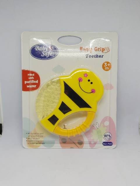 Gigitan Bayi Baby Safe / Easy Grip Teether TT002 / Gigitan plus Mainan Bayi