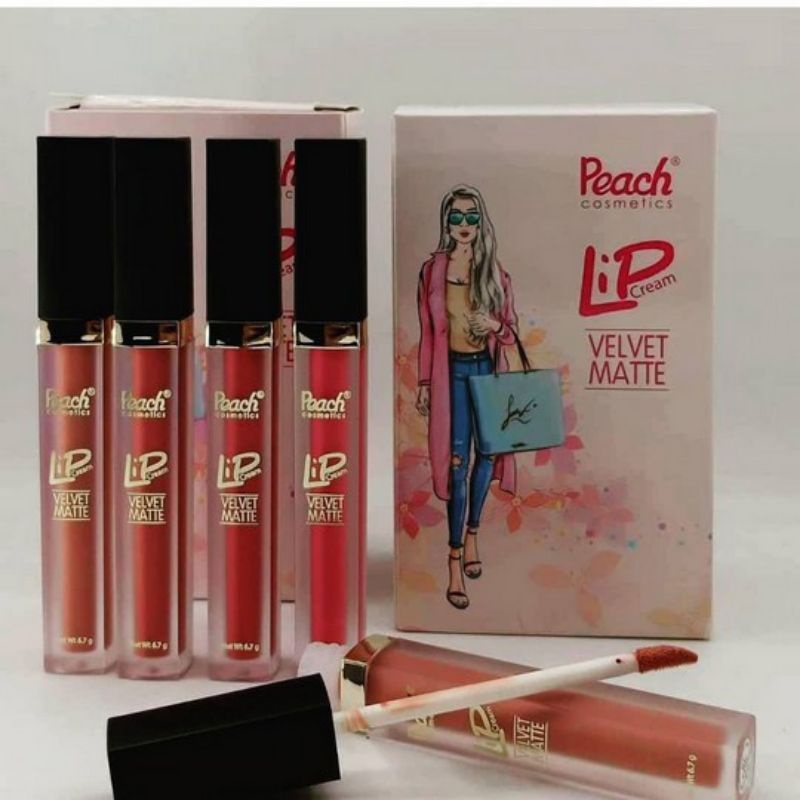 Peach Lip Cream Velvet Matte