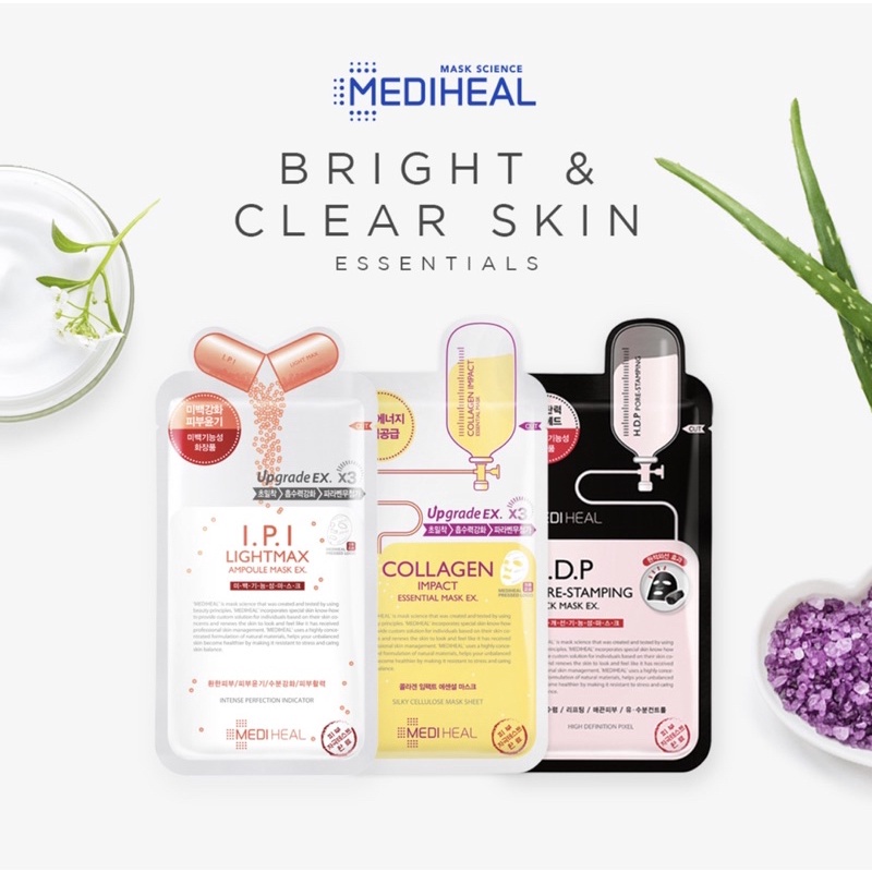 MEDIHEAL Sheet Mask Essential Ampoule Serum