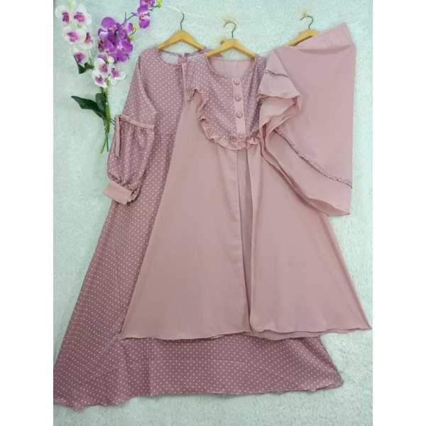 SET GAMIS ANAK SYAKILA KOTAK