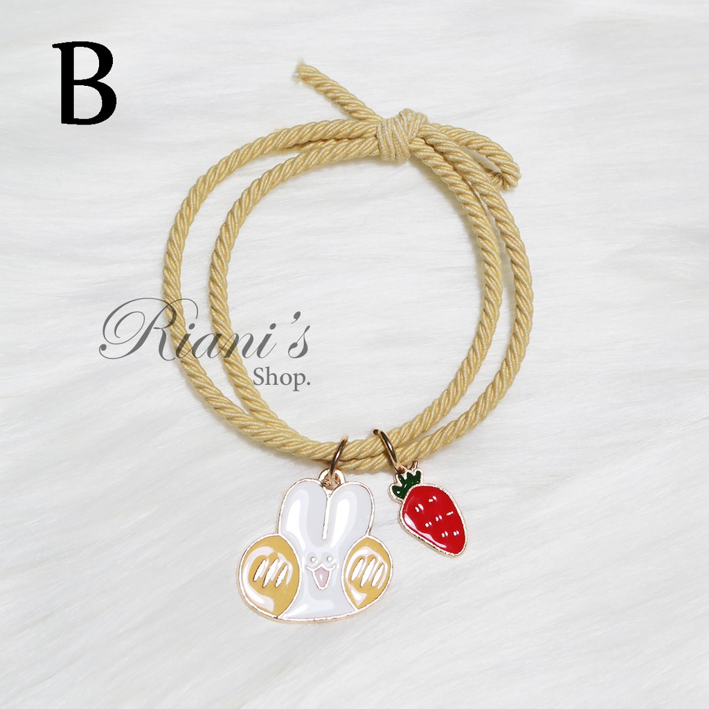 Gelang Tali Korea Import Cantik Unik Lucu Warna Warni Model Wanita Anak Perempuan Tangan Kaki Impor-2