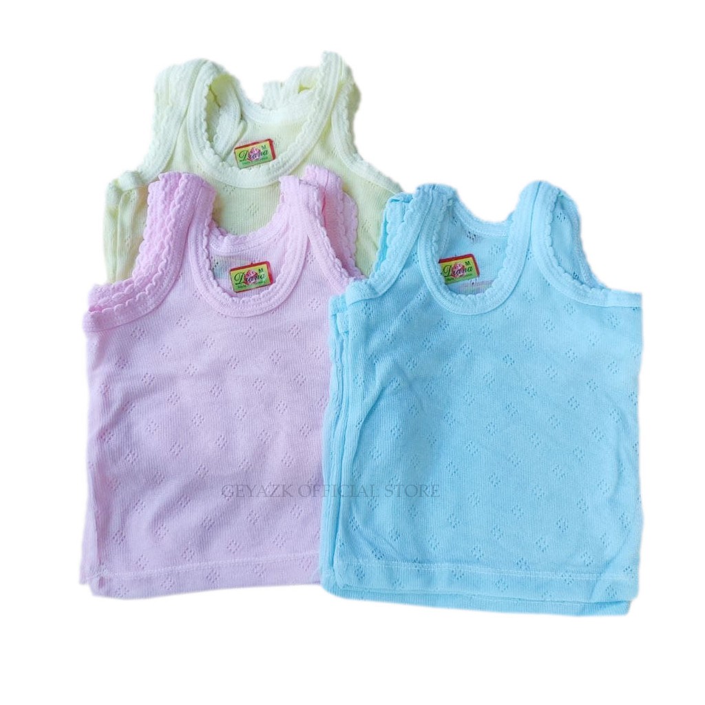 6Pcs Kaos Dalam Bocah  Singlet Warna Anak